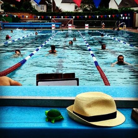 Hampton pool, which was 93 years old in June 2015.  