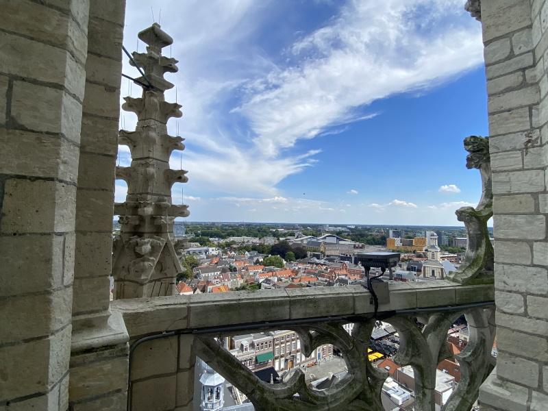 Uitzicht van Grote Kerk in Breda